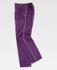 Pantalones de trabajo workteam b9350 de poliéster Morado Blanco para personalizar vista 1