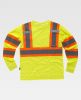 Camisetas reflectantes workteam reflectante fluorescente fluo yellow fluo orange con publicidad vista 1