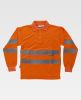 Polos reflectantes workteam alta visibilidad ml c3833 de poliéster naranja fluor para personalizar vista 1