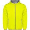 Chubasqueros y cortavientos roly cortaviento angelo de adulto de poliéster amarillo fluor con publicidad vista 1