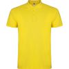 Polos para trabajar roly star de 100% algodón amarillo con impresión vista 1