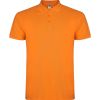 Polos para trabajar roly star de 100% algodón naranja con impresión vista 1