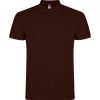 Polos para trabajar roly star de 100% algodón chocolate con impresión vista 1