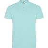 Polos para trabajar roly star de 100% algodón turquesa con impresión vista 1