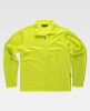 Forros polares trabajo workteam polar cuello alto cremallera completa de poliéster amarillo fluor vista 1