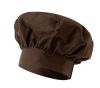 Gorros de cocina velilla gorro francés de 210 gr de algodon marron para personalizar vista 1