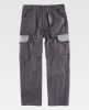 Pantalones de trabajo workteam wf1560 de 100% algodón gris vista 1