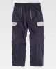 Pantalones de trabajo workteam wf1560 de 100% algodón marino gris vista 1