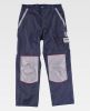 Pantalones de trabajo workteam wf1903 de algodon marino gris con impresión vista 1