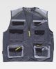 Chalecos reflectantes workteam wf5854 de poliéster Gris Oscuro Gris Claro Negro con impresión vista 1